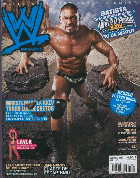 WWE Magazines from Spain March 2008
