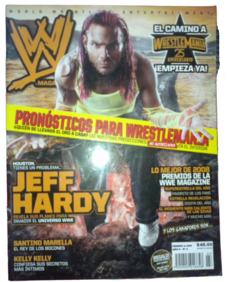 WWE Magazines from Mexico February 2009 Magazine PWcatalog