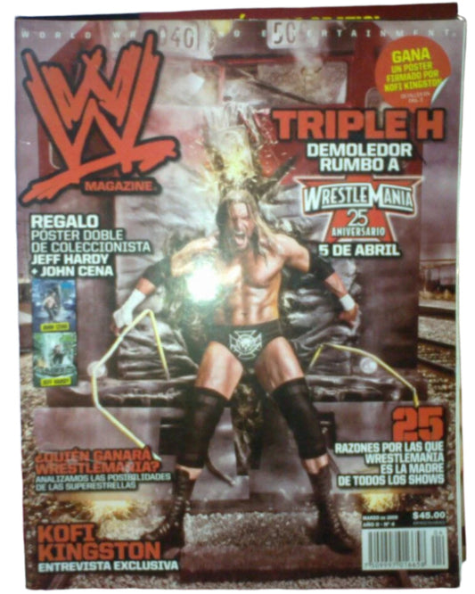 WWE Magazines from Mexico March 2009