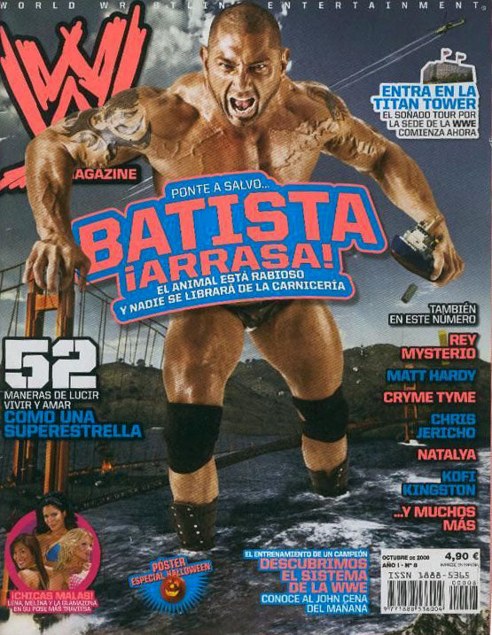 WWE Magazine from Spain October 2008 Magazine PWcatalog