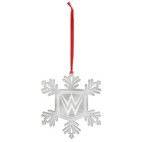 WWE Championship Snowflake Ornament
