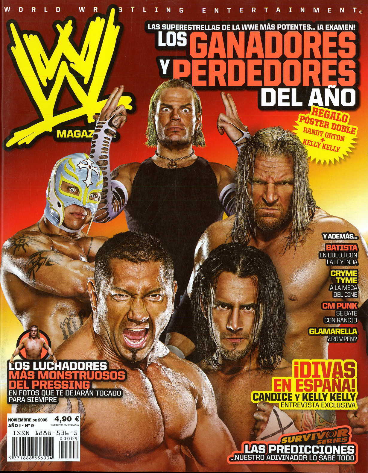 WWE Magazine from Spain November 2008 Magazine PWcatalog