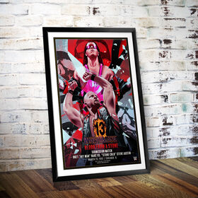 WrestleMania 13 Bret Hart vs. Steve Austin Legendary Moments Poster