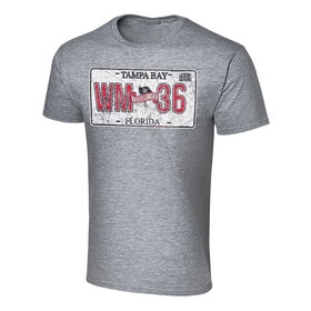 WrestleMania 36 "License Plate" T-Shirt T-Shirt PW Catalog