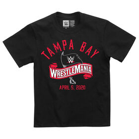WrestleMania 36 Logo Youth T-Shirt T-Shirt PW Catalog
