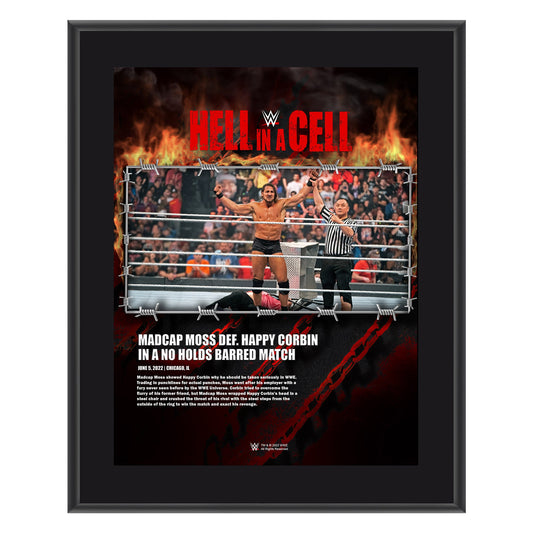 Madcap Moss Hell in a Cell 2022 10x13 Commemorative Plaque Plaque PWcatalog