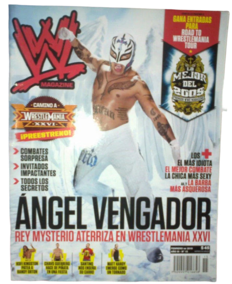 WWE Magazines from Mexico February 2010 Magazine PWcatalog