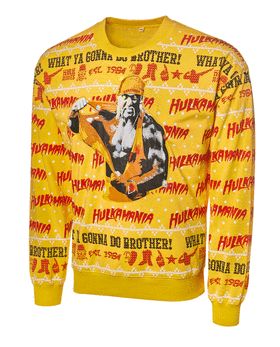 Hulk Hogan Light Up Ugly Holiday Sweatshirt 2019