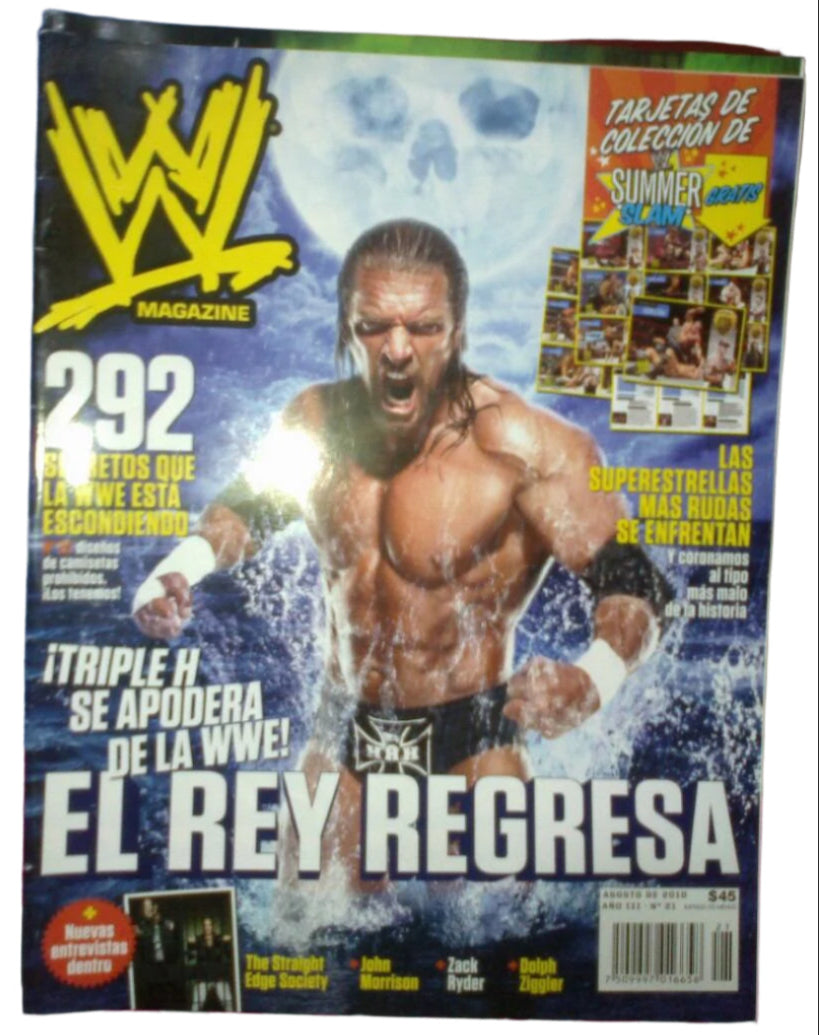 WWE Magazines from Mexico August 2010 Magazine PWcatalog