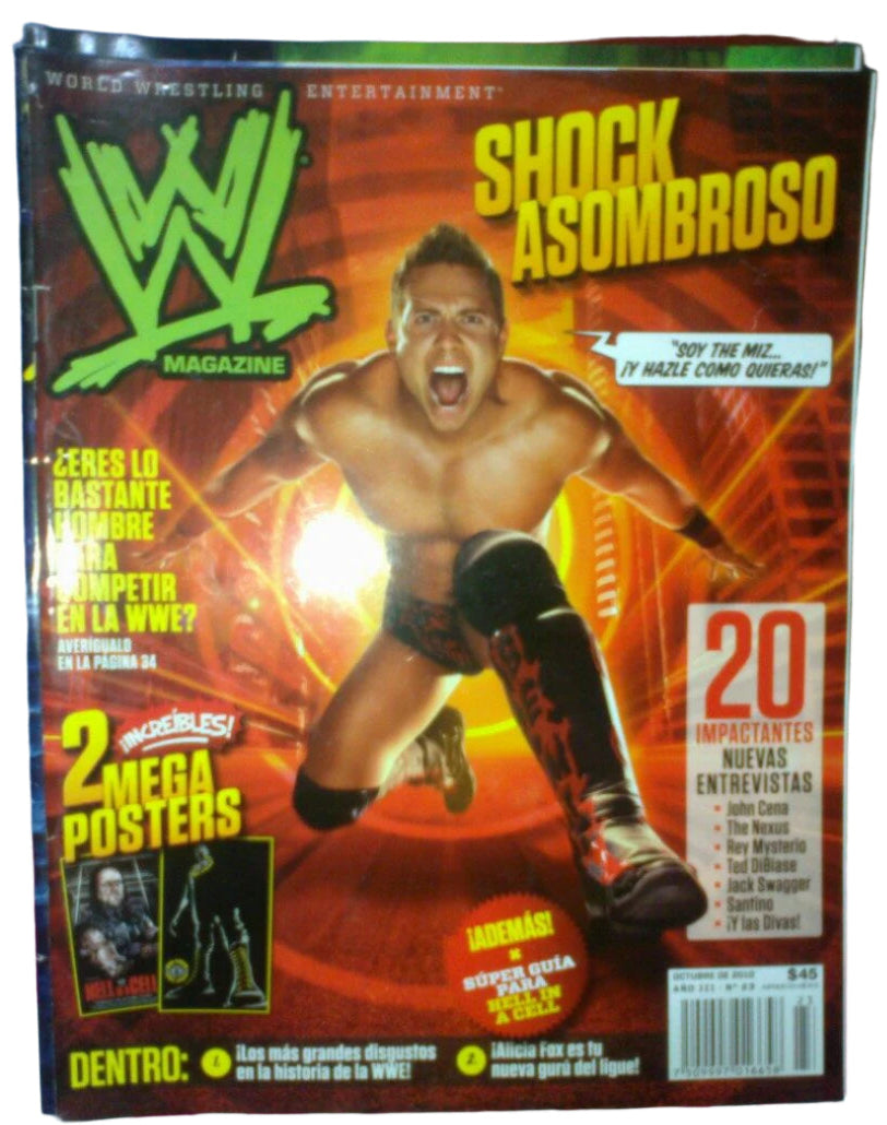 WWE Magazines from Mexico October 2010 Magazine PWcatalog