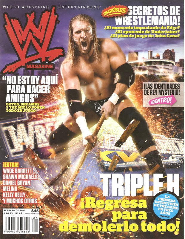 WWE Magazines from Mexico February 2011 Magazine PWcatalog