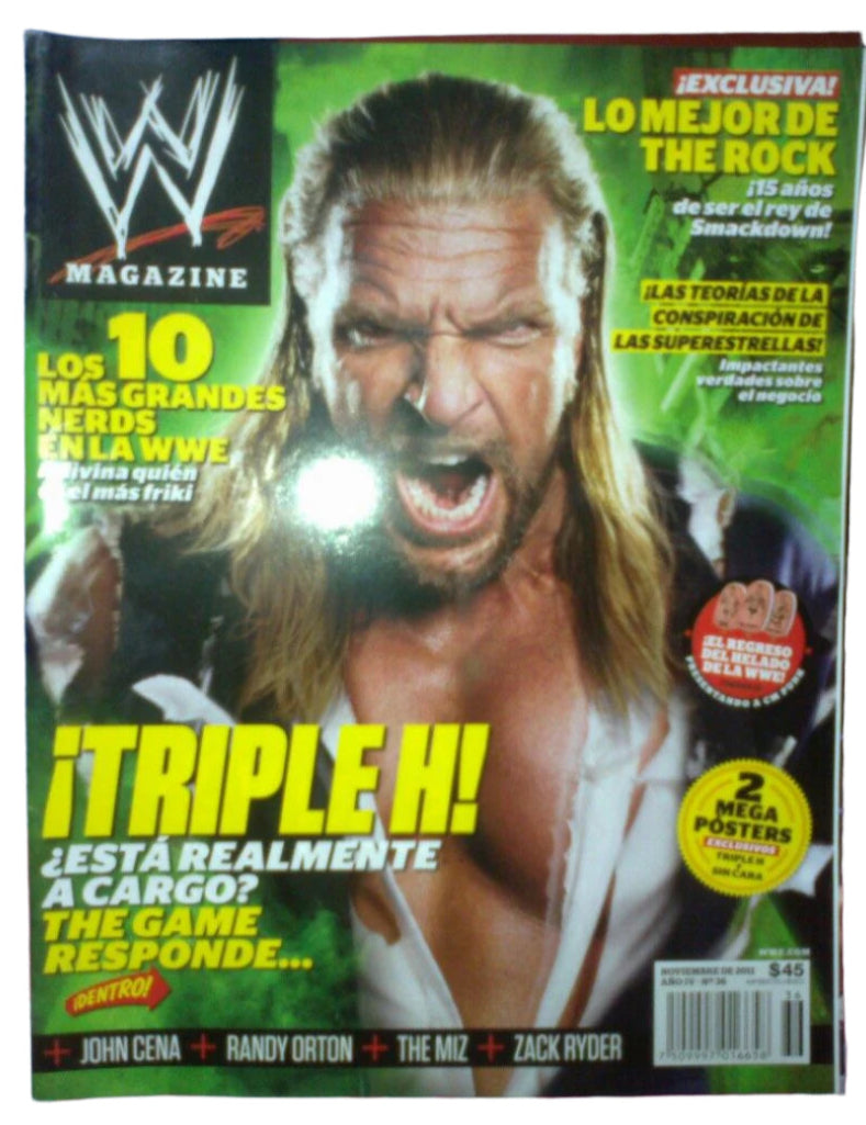 WWE Magazine from Mexico November 2011 Magazine PWcatalog