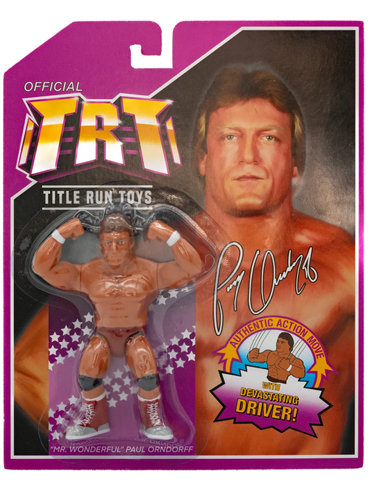 Title Run Toys Series 1 "Mr. Wonderful" Paul Orndorff PW Catalog