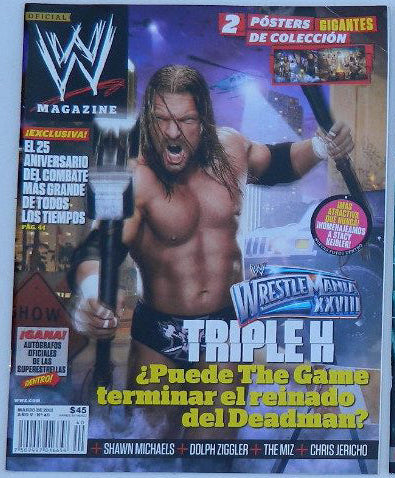 WWE Magazine from Mexico March 2012 Magazine PWcatalog