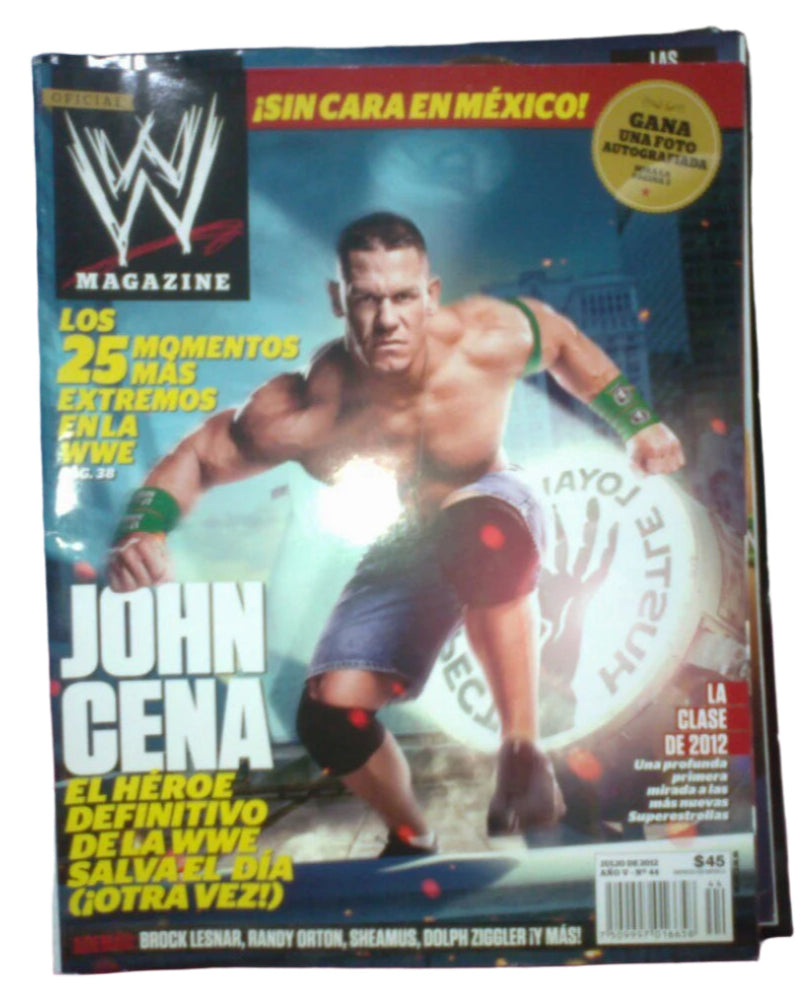 WWE Magazine from Mexico July 2012 Magazine PWcatalog