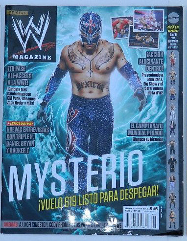 WWE Magazine from Mexico September 2012 Magazine PWcatalog