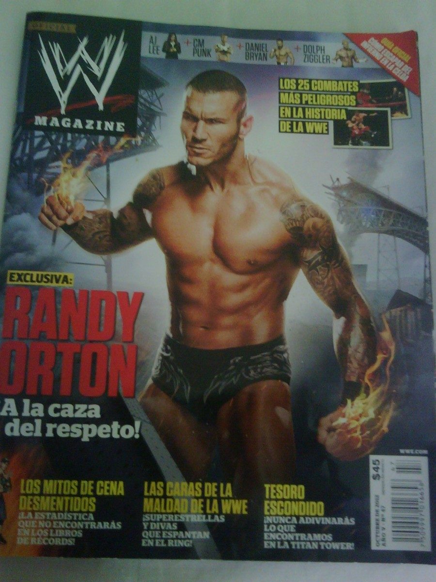 WWE Magazine from Mexico October 2012 Magazine PWcatalog
