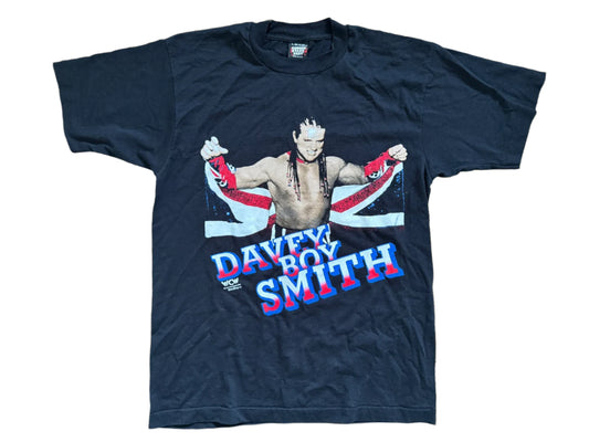WCW “British Bulldog” Davey Boy Smith T-Shirt 1993 Pwcatalog