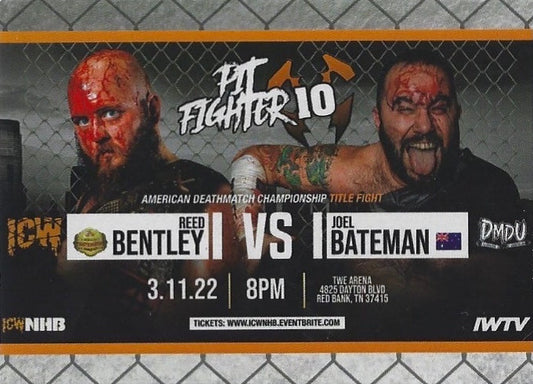 Pit Fighter 10 – American Deathmatch Championship Title Fight: Reed Bentley vs. Joel Bateman