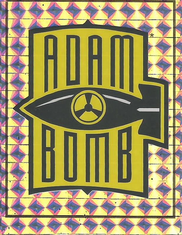 WWF Merlin Sticker 1994 Adam Bomb #100 Version 2