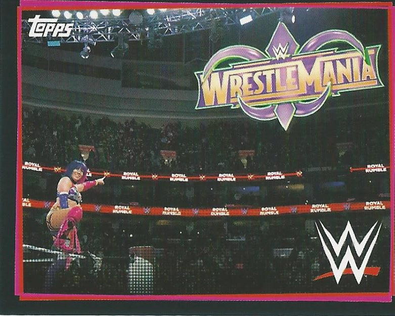 WWE Topps Road to WrestleMania Stickers 2021 Asuka #100