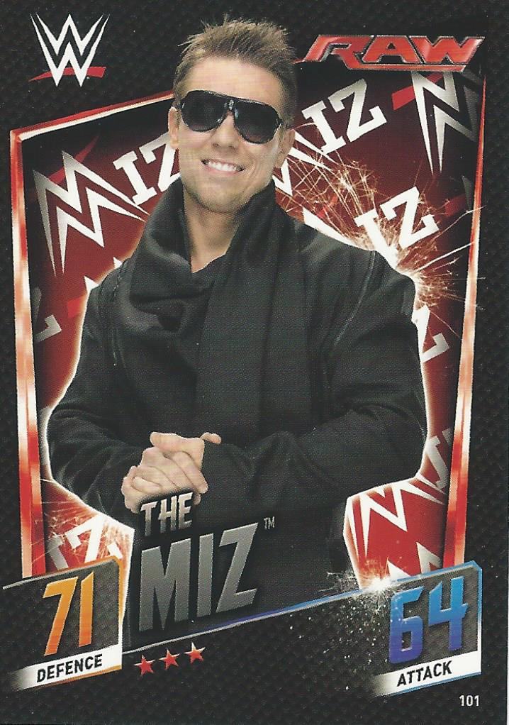 WWE Topps Slam Attax 2015 Then Now Forever Miz #101