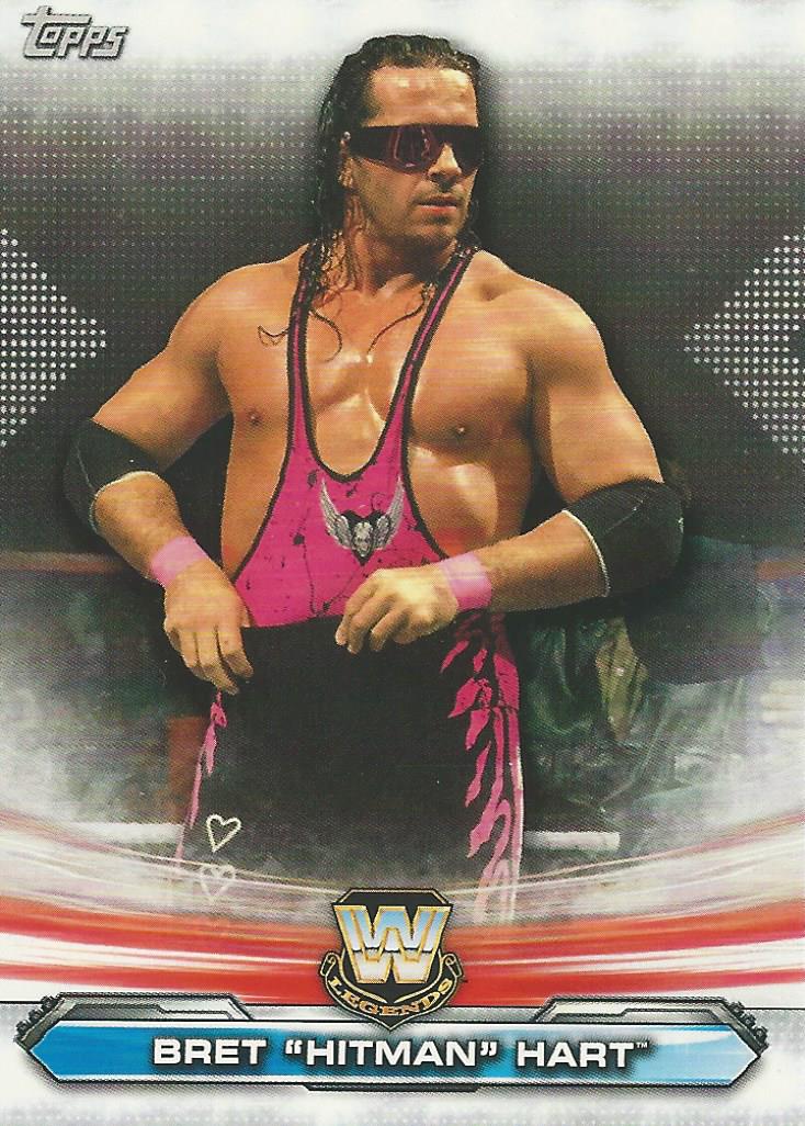 WWE Topps Raw 2019 Bret Hart LR-2 trading card PW Catalog