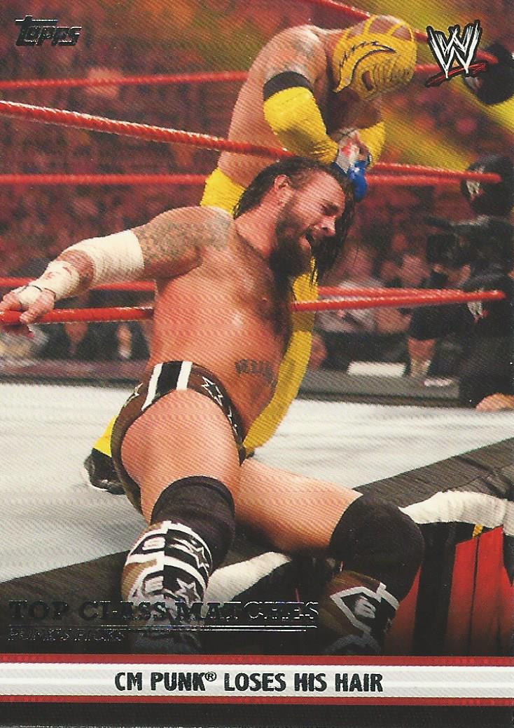 WWE Topps 2012 CM Punk 5 of 10 trading card PW Catalog