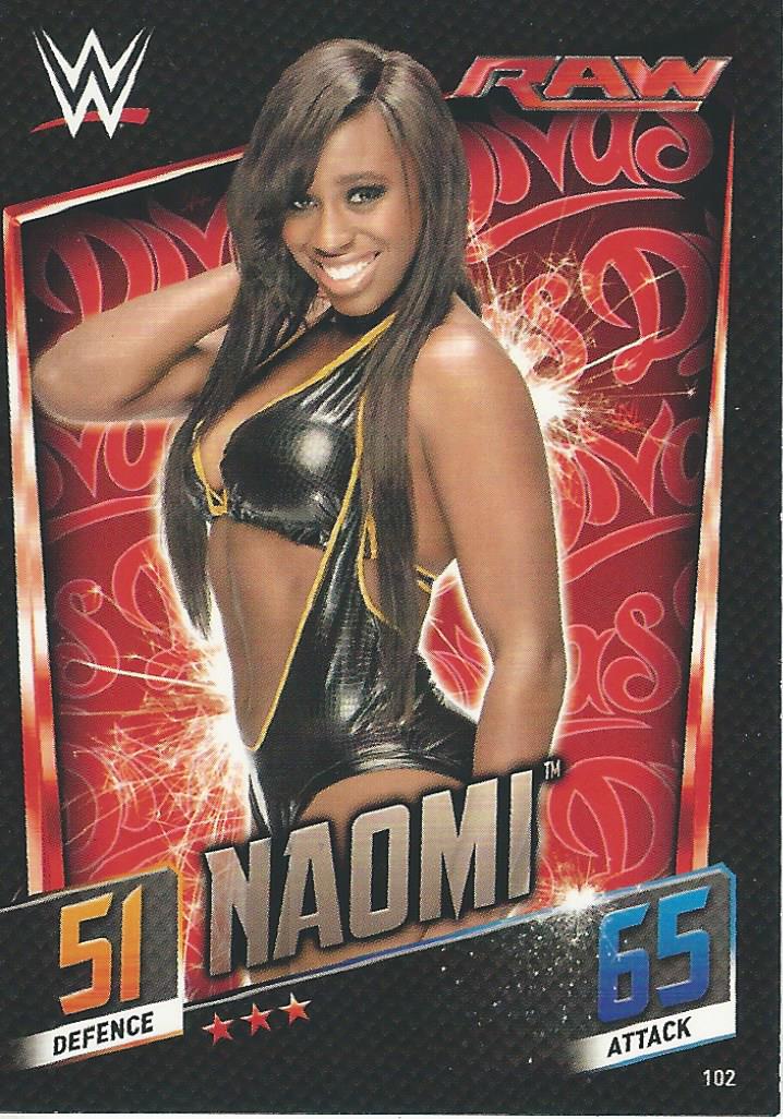 WWE Topps Slam Attax 2015 Then Now Forever Naomi #102