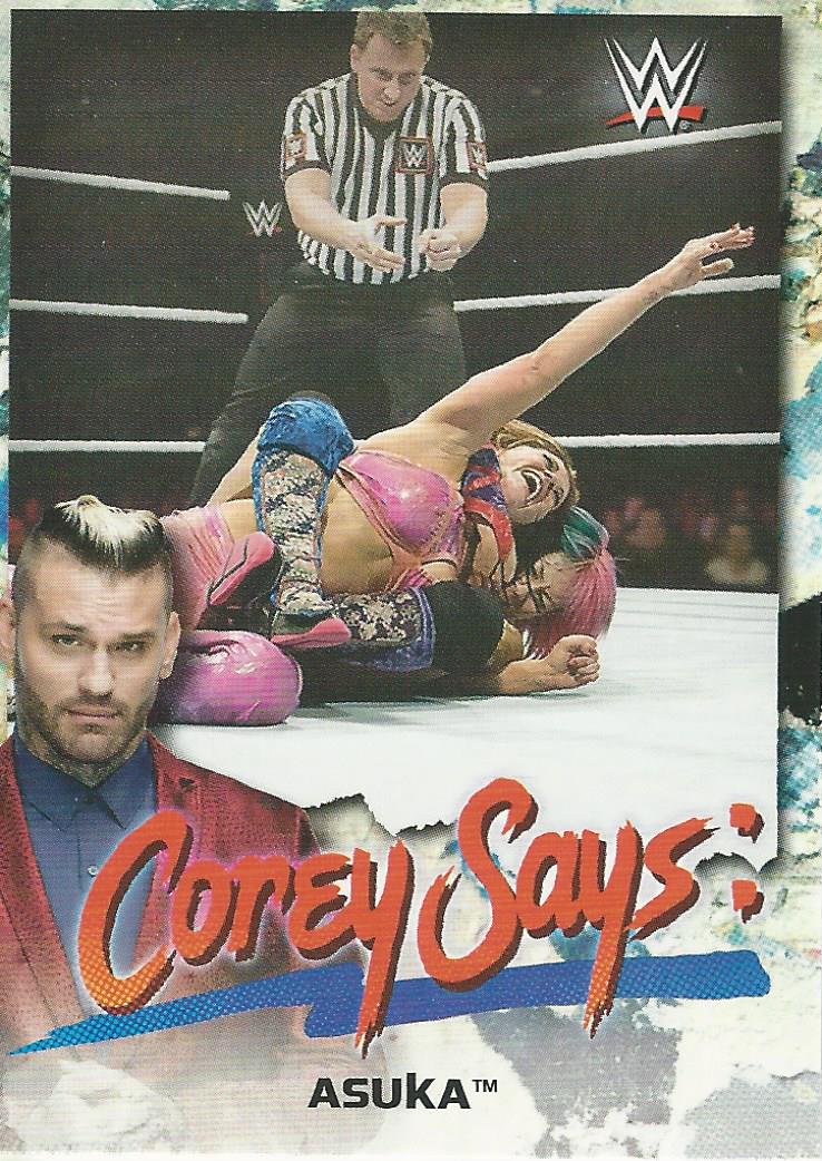 WWE Topps Smackdown 2019 Asuka CG-2 trading card PW Catalog