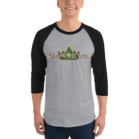 Crown Jewel Logo 3/4 Sleeve Raglan T-Shirt