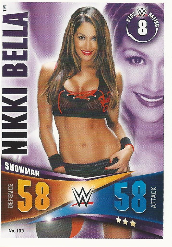 WWE Topps Slam Attax Rivals 2014 Nikki Bella #103
