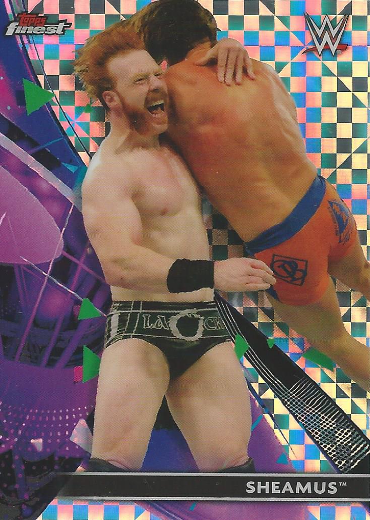 WWE Topps Finest 2021 Sheamus X-Fractor #36