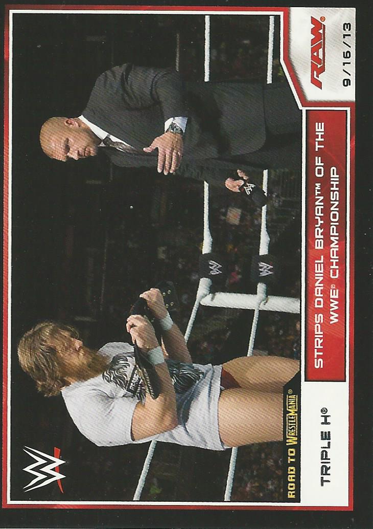 WWE Topps Road to Wrestlemania 2014 Daniel Bryan #43