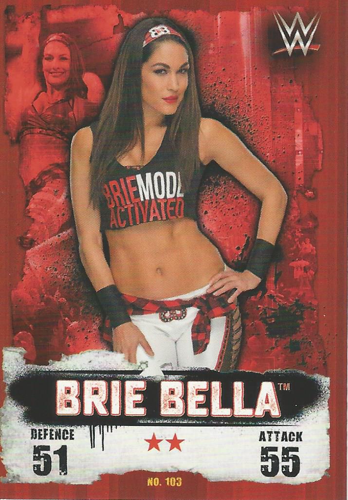 WWE Topps Slam Attax Takeover 2016 Brie Bella #103