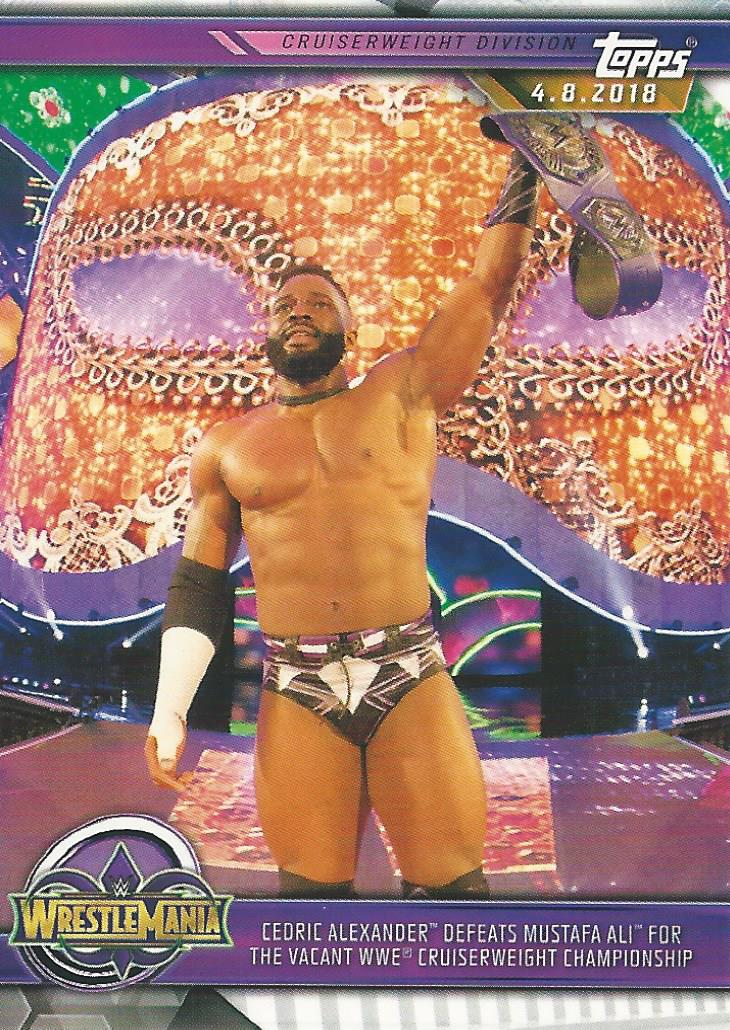 WWE Topps Champions 2019 Cedric Alexander #54