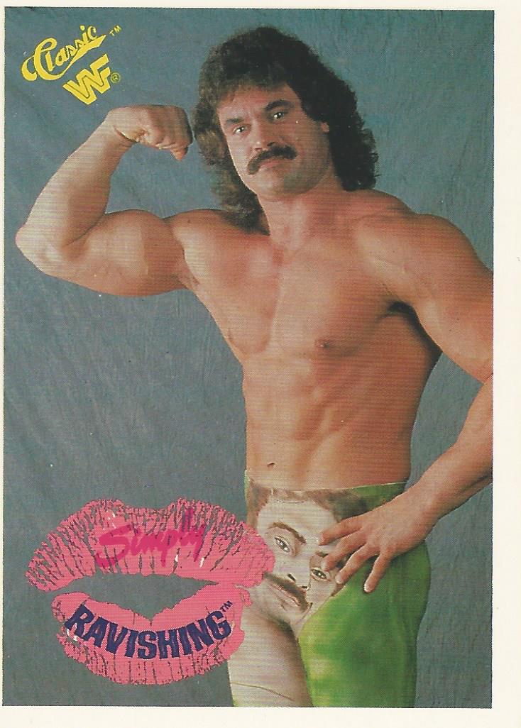 WWF Classic Trading Cards 1990 Rick Rude No.104 trading card PW Catalog