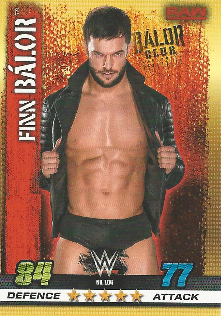 WWE Topps Slam Attax 10th Edition 2017 Finn Balor #104