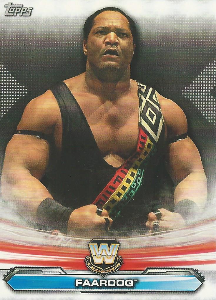 WWE Topps Raw 2019 Faarooq LR-4 trading card PW Catalog
