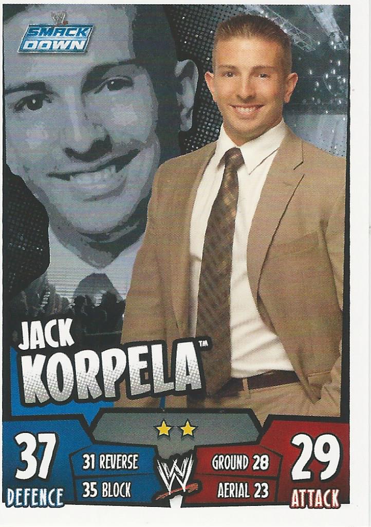 WWE Topps Slam Attax Rumble 2011 Jack Korpela #104