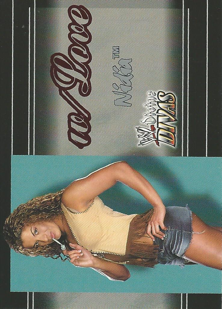 WWE Fleer Divine Divas 2003 With Love Nidia #6 of 16