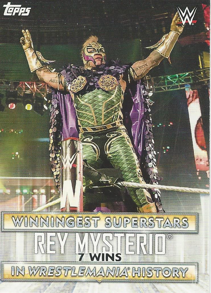 WWE Topps Road to Wrestlemania 2020 Rey Mysterio WS-5 trading card PW Catalog