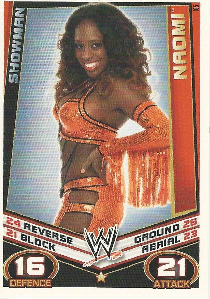 WWE Topps Slam Attax Rebellion 2012 Naomi #105