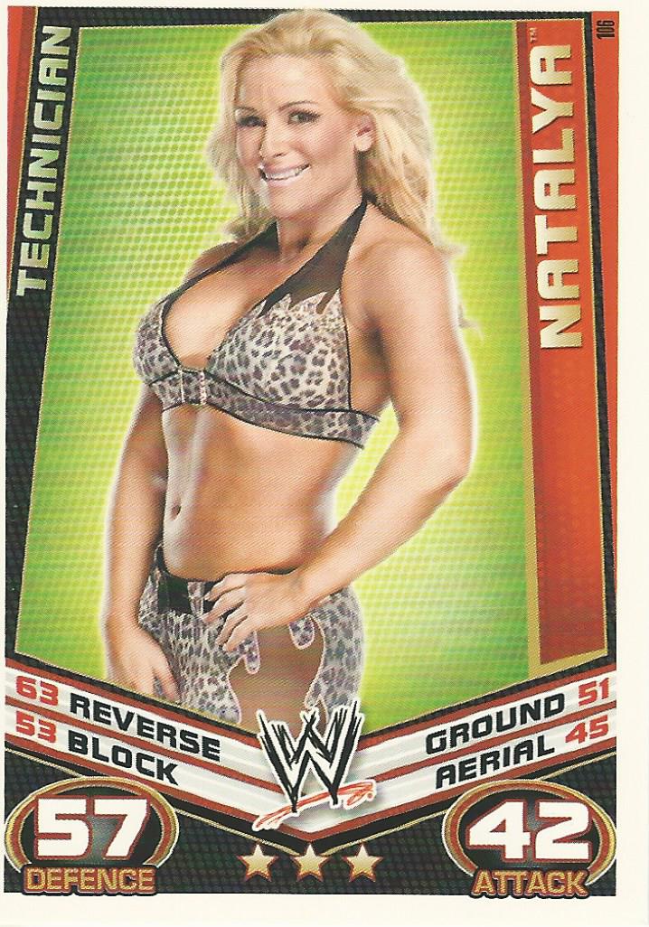 WWE Topps Slam Attax Rebellion 2012 Natalya #106