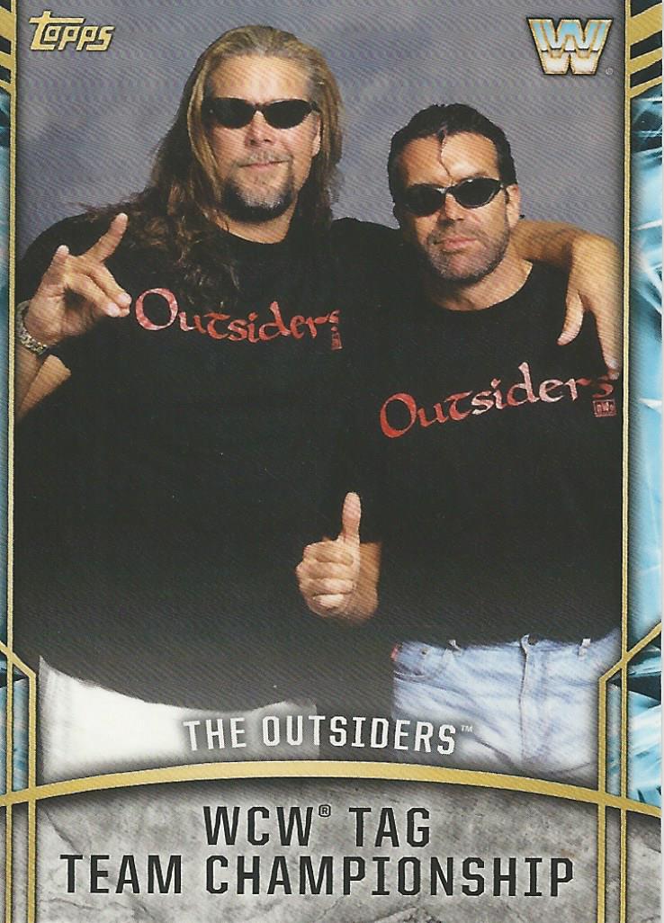 WWE Topps Legends 2017 Hall and Nash RC-6 trading card PW Catalog