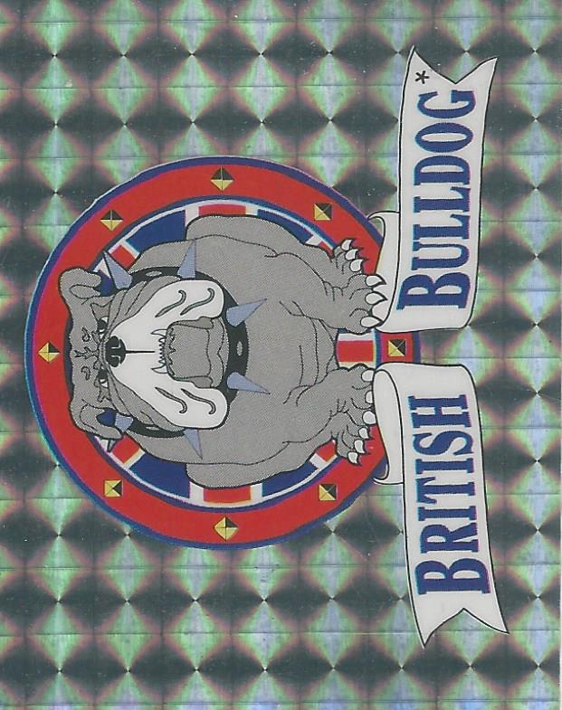 WWF Merlin Stickers 1991 British Bulldog #106
