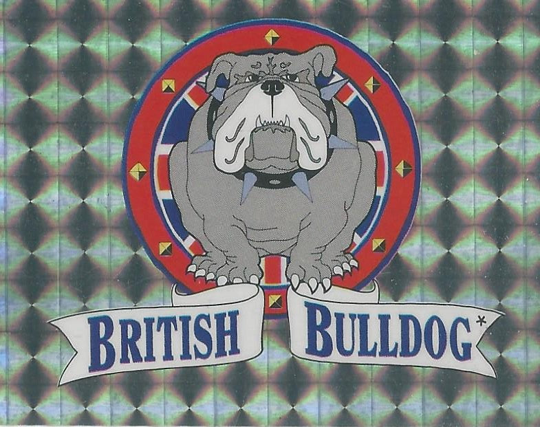 WWF Merlin Stickers 1991 British Bulldog #106