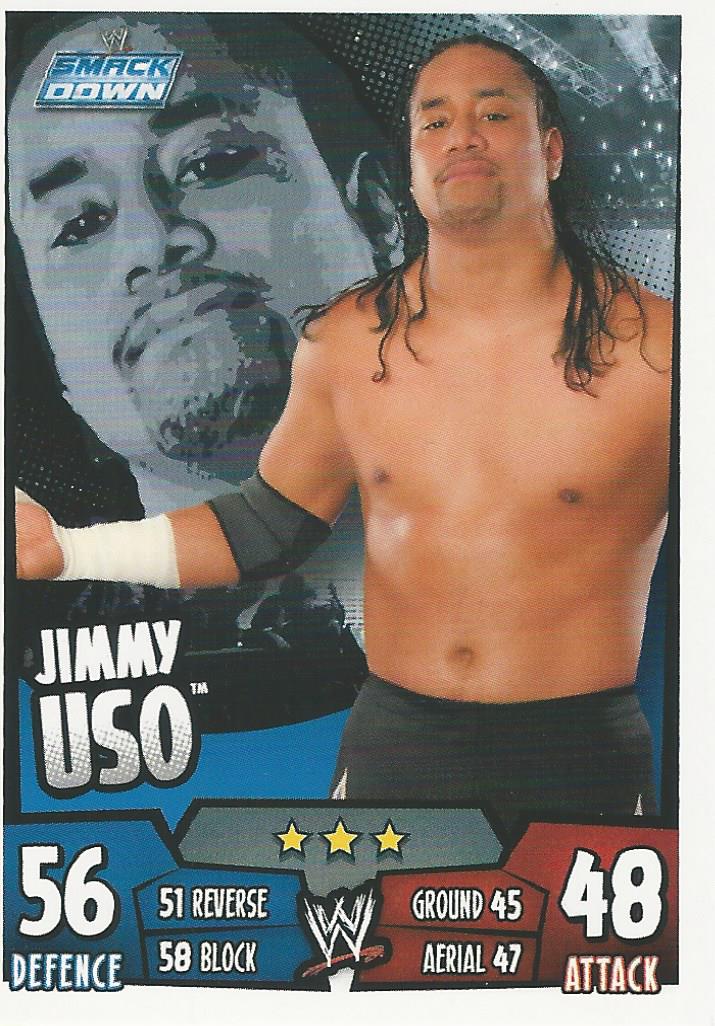 WWE Topps Slam Attax Rumble 2011 Jimmy Uso #106