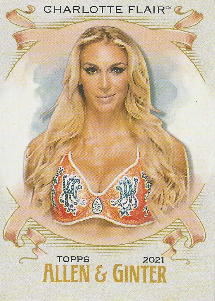 WWE Topps Heritage 2021 Charlotte Flair AG-7 trading card PW Catalog