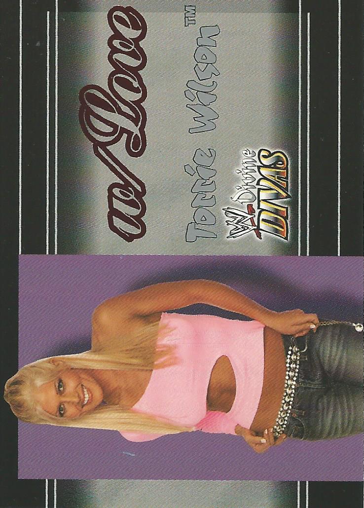 WWE Fleer Divine Divas 2003 With Love Torrie Wilson #9 of 16